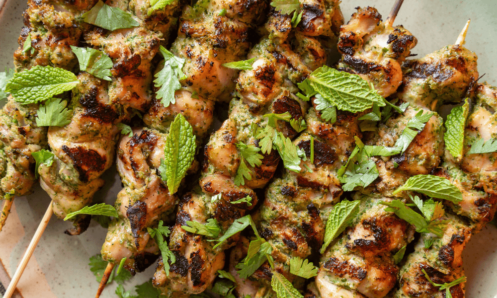 Egmont Honey Lemongrass & Ginger Chicken Kebabs recipe