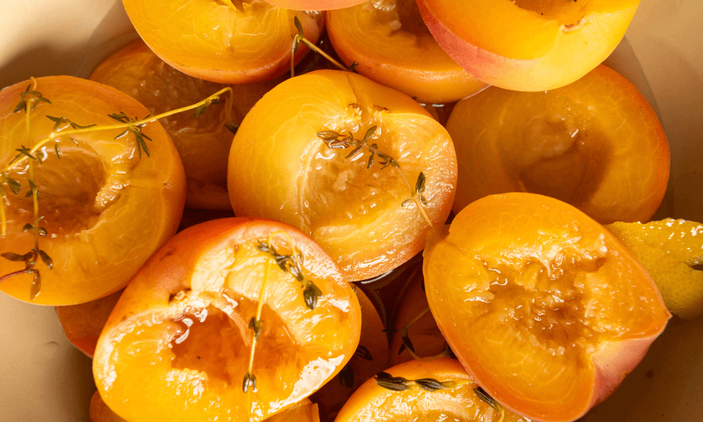 Egmont Honey Poached Peaches Recipe